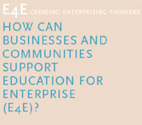How can businesses and communities support Education for Enterprise (E4E)?