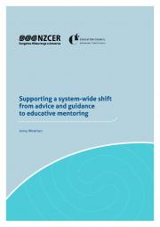 Supporting a system-wide shift from advice and guidance to educative mentoring
