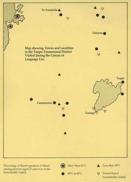 Taupo-Taumarunui District map