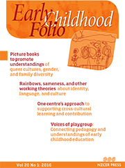 Early Childhood Folio vol. 20 no. 1 (2016)