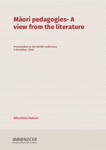 Maori Pedagogies—a view from the literature