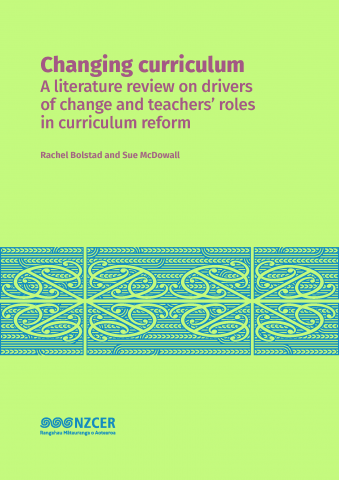 Cover image for the Changing curriculum literature review report