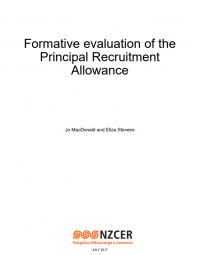 Formative evaluation of the Principal Recruitment Allowance 