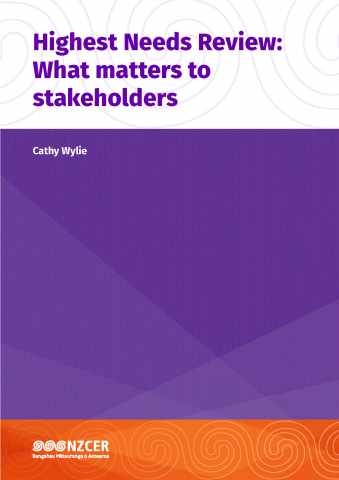 Highest Needs Review: What matters to stakeholders