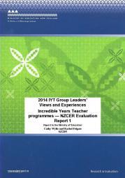 Incredible Years Teacher-NZCER Evaluation