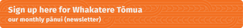 Orange banner linking to a signup for the NZCER newsletter