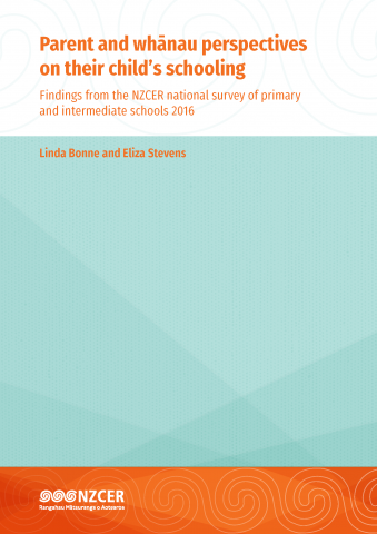 National Survey 2016 - parent and whānau perspectives cover