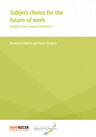 Subject choice for the future of work—Insights from research literature