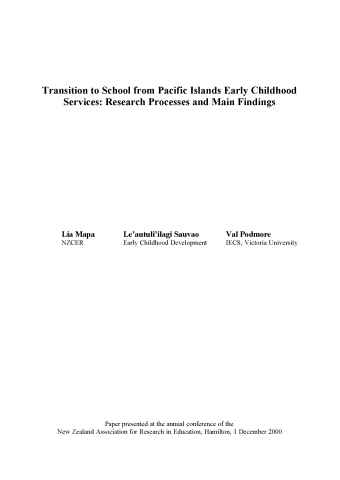 Transition to School from Pacific Islands Early Childhood Services-Research Processes and Main Findings.png