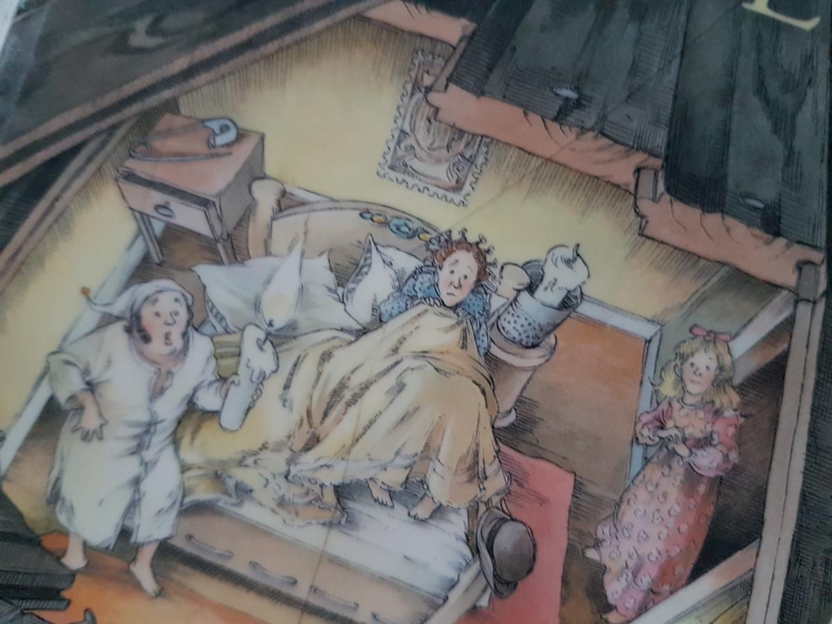 Illustration from the book The Borrowers