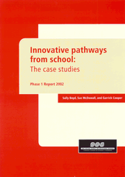 Innovative pathways from school: The case studies: Phase 1 report, 2002